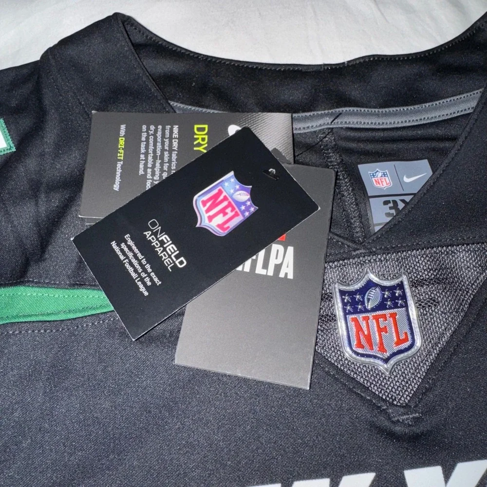 Nike New York Jets On Field Jersey Corey‎ Davis #84 Dri-Fit 3XL Black NWT $160